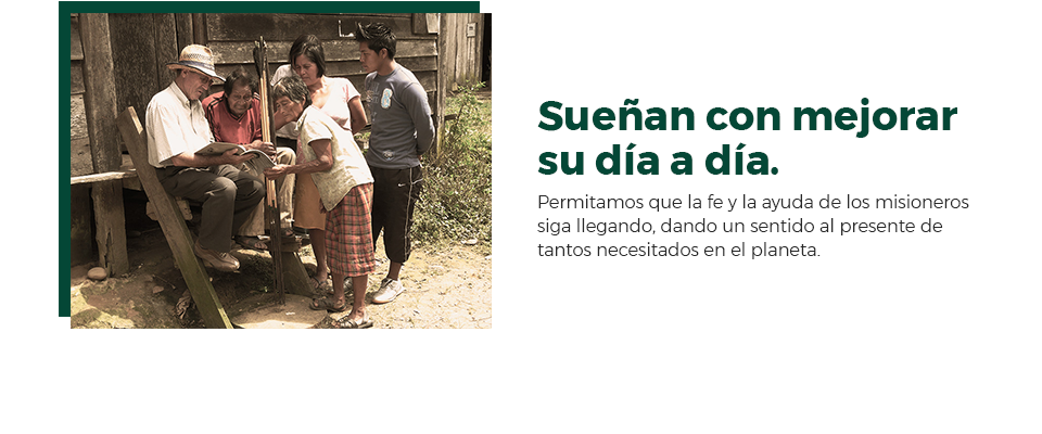 Sueñan con mejorar su día a día.